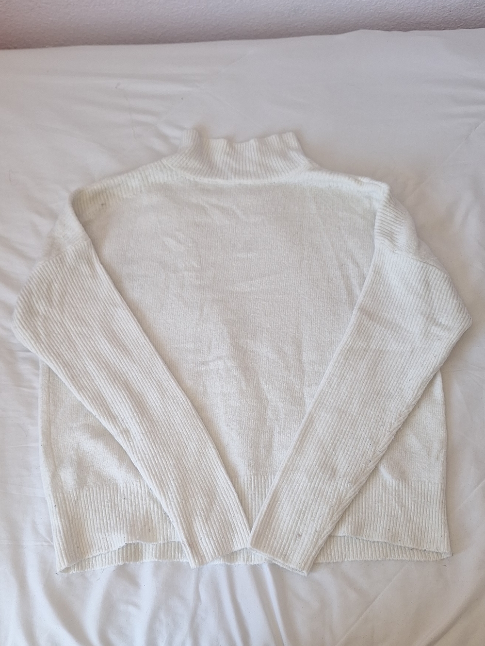 Time and Tru Cream Turtleneck Sweater